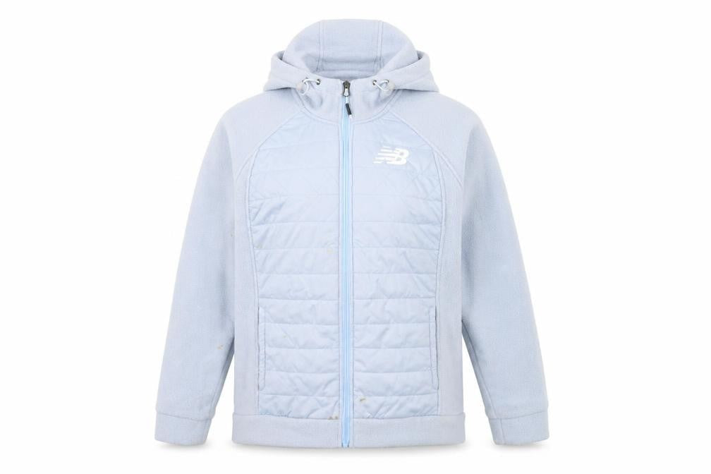 Womens UK Size L New Balance Blue Puffer Jacket