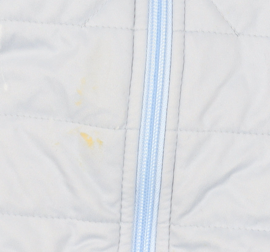 New Balance Women's Blue Puffer Jacket, Size L