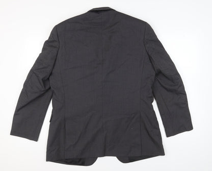 Burton Men's Grey Blazer Jacket 44R Regular Fit