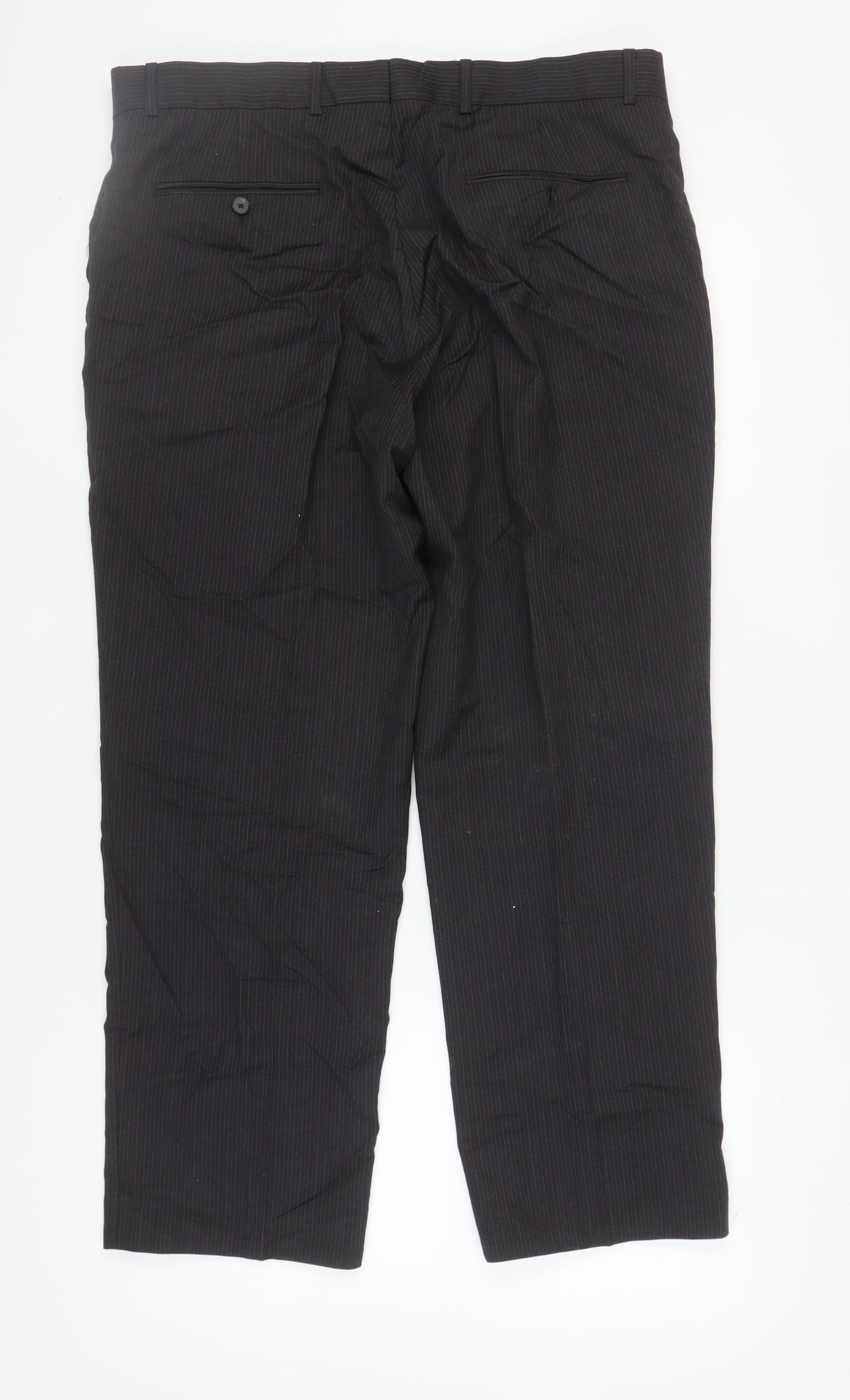 Jaeger Men's Black Wool Trousers 38s