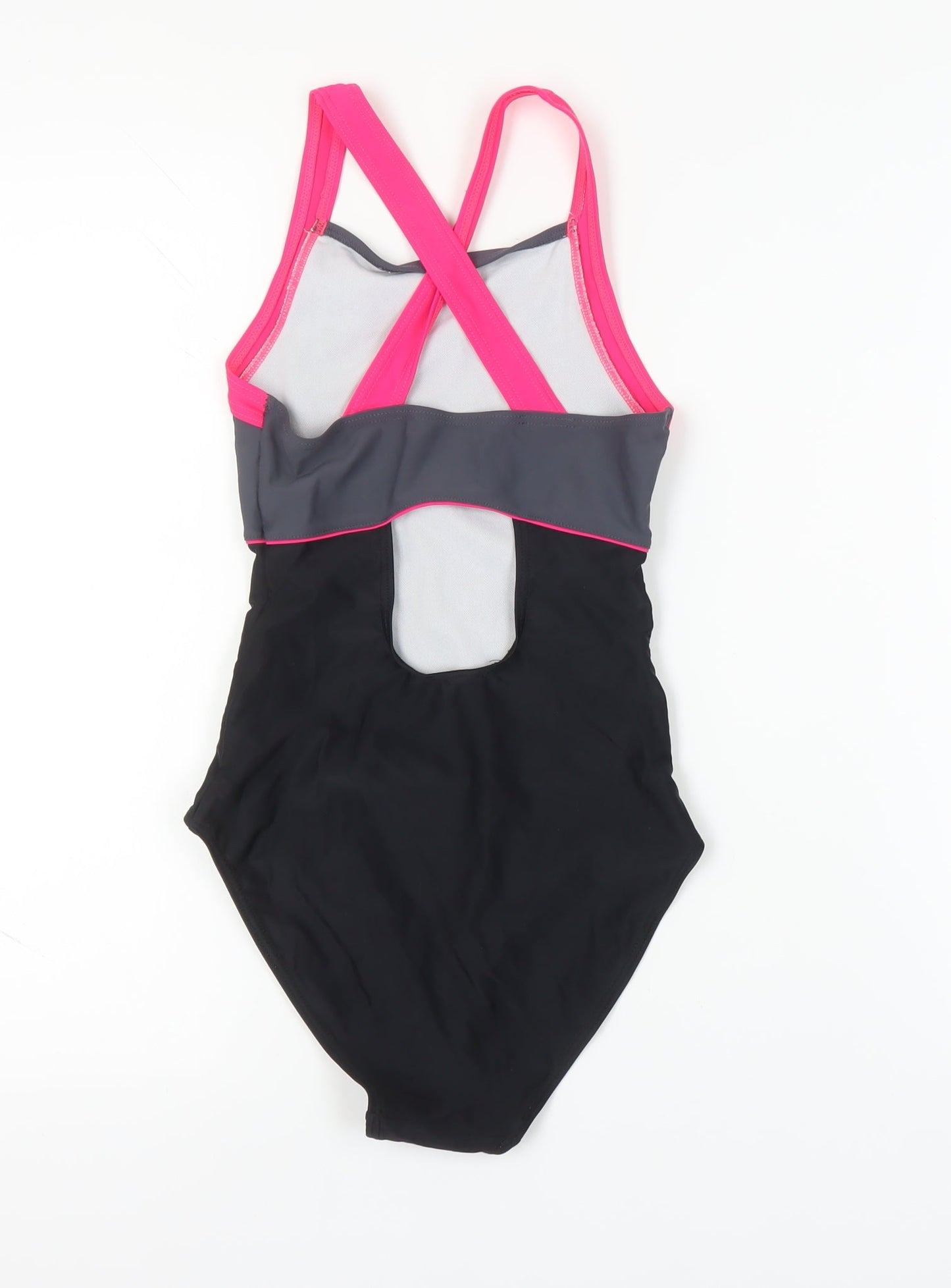 Slazenger Women's Black One Piece Swimsuit, Size 6, Stretchy