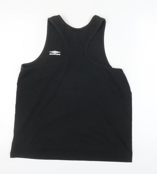 Umbro Men's Black L Tank Top for Gym