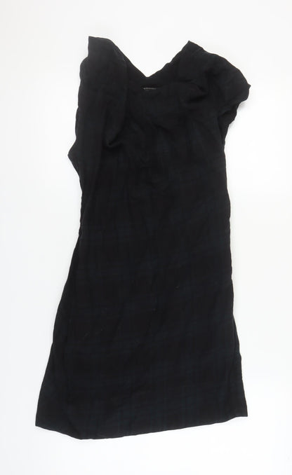 AllSaints Womens Black Check Dress Size 10