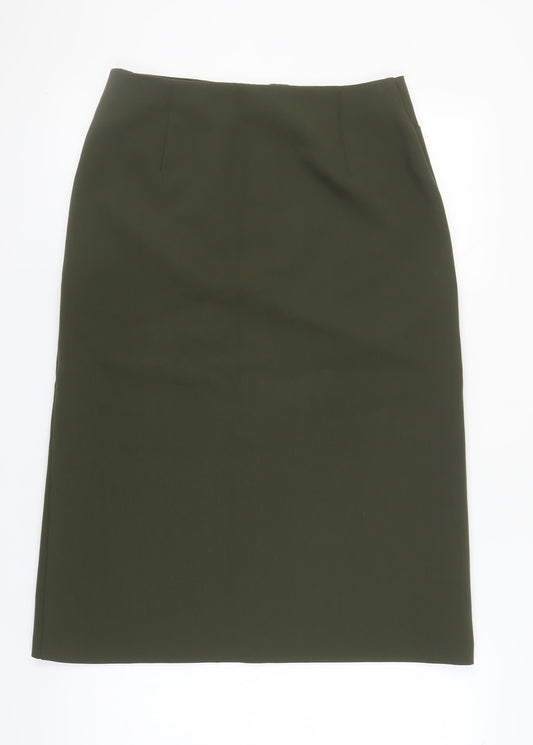 Marks and Spencer Women's Green Pencil Skirt, Size 12