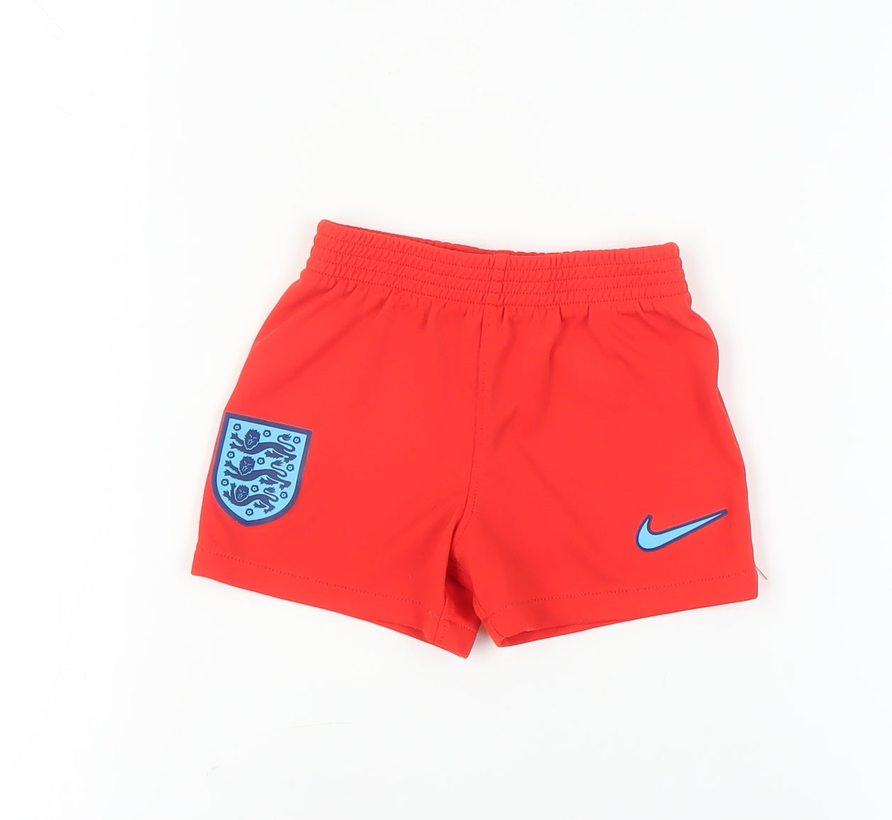Nike Unisex Baby Red Shorts 9-12 Months Elastic Waist