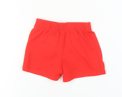 Nike Unisex Baby Red Shorts 9-12 Months Elastic Waist
