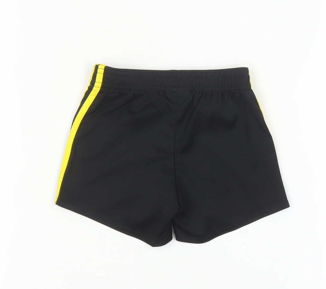 Adidas Black Unisex Baby Sports Shorts 9-12 Months