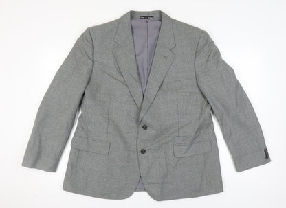 Mens UK Size 46 Dunn & Co Regular Grey Suit Jacket
