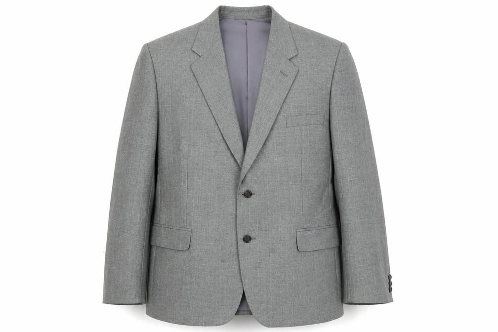 Mens UK Size 46 Dunn & Co Regular Grey Suit Jacket
