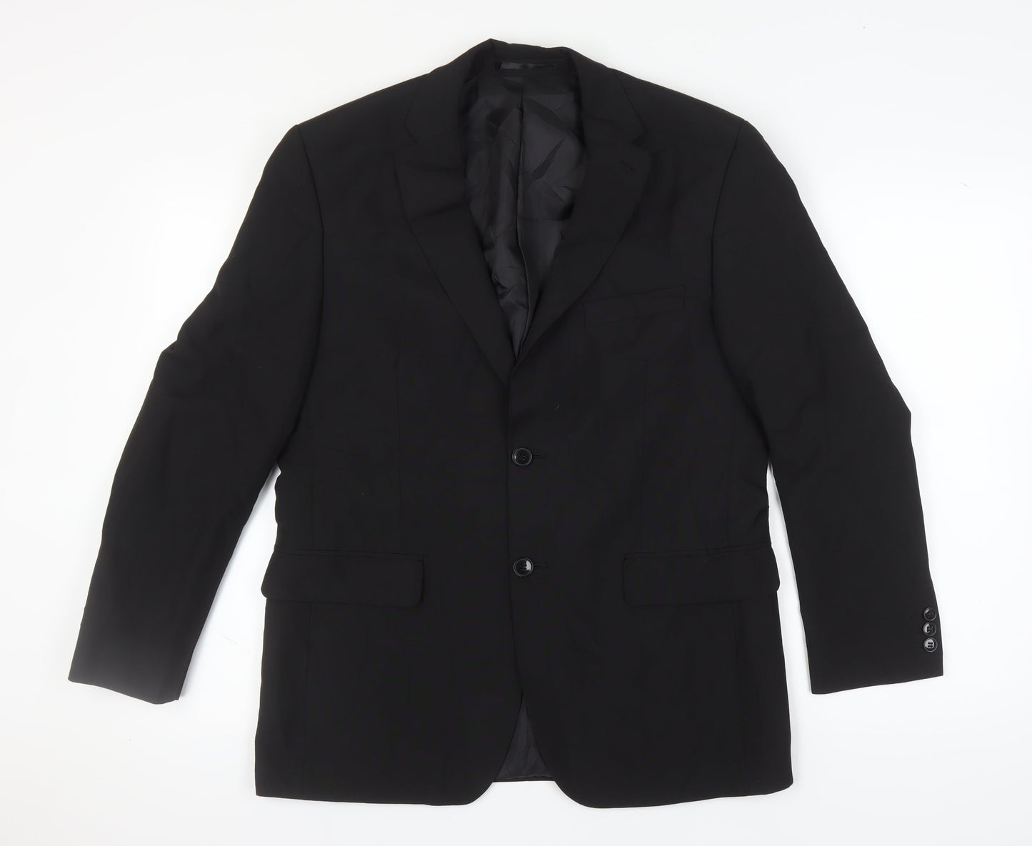 Mens UK Size 40 Thomas Nash Regular Black Suit Jacket