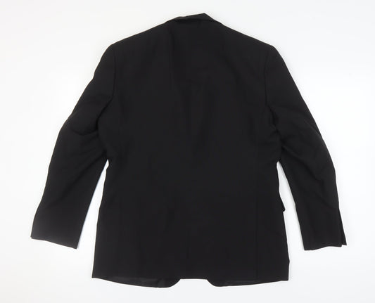 Mens UK Size 40 Thomas Nash Regular Black Suit Jacket