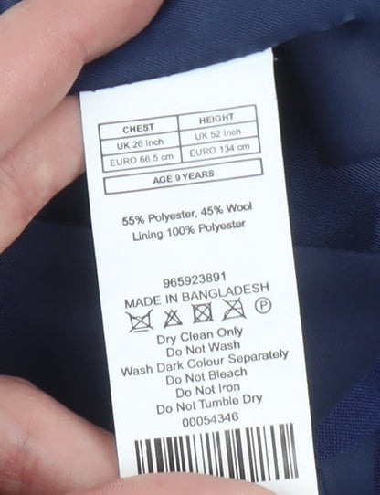 French Connection Boys Blue Waistcoat, 9 Years, Formal Style