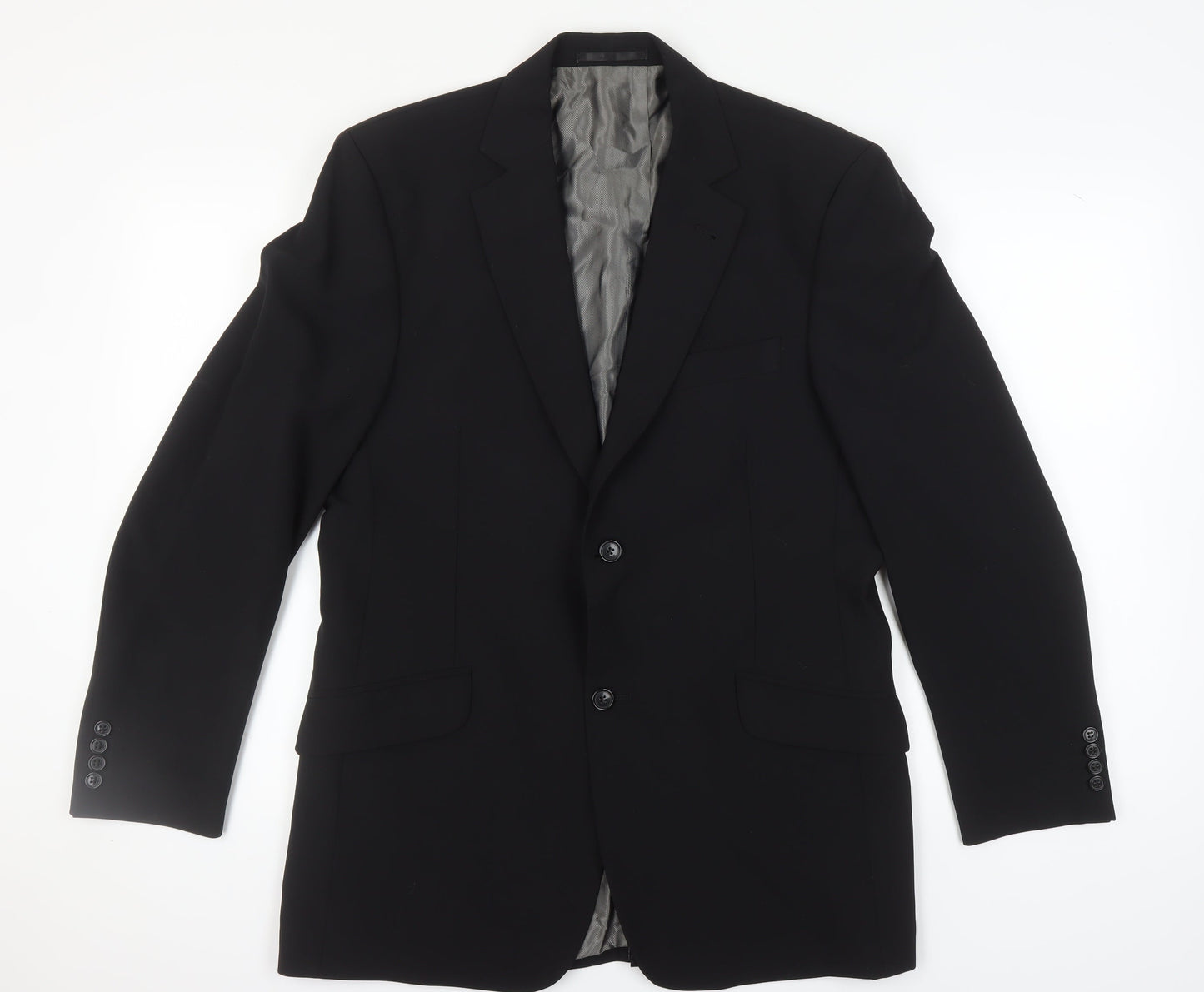 Mens UK Size 40 NEXT Regular Black Suit Jacket