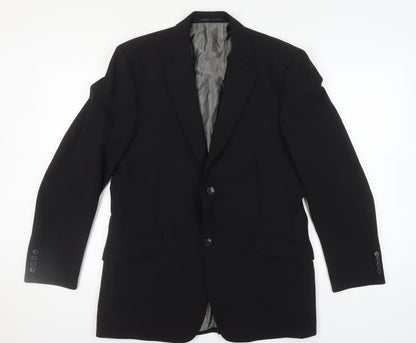 Mens UK Size 40 NEXT Regular Black Suit Jacket