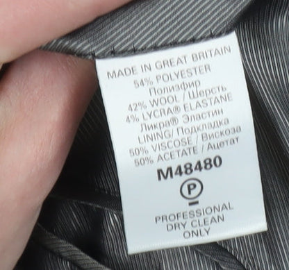 Mens UK Size 40 NEXT Regular Black Suit Jacket