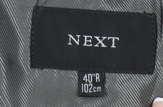 Mens UK Size 40 NEXT Regular Black Suit Jacket