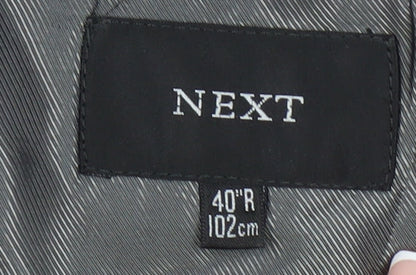 Mens UK Size 40 NEXT Regular Black Suit Jacket