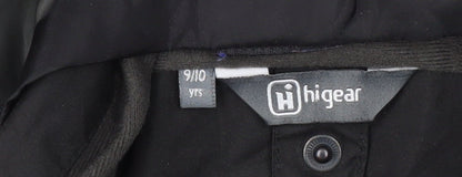 Hi Gear Boys Black Parka Jacket 9-10 Years Waterproof Hooded