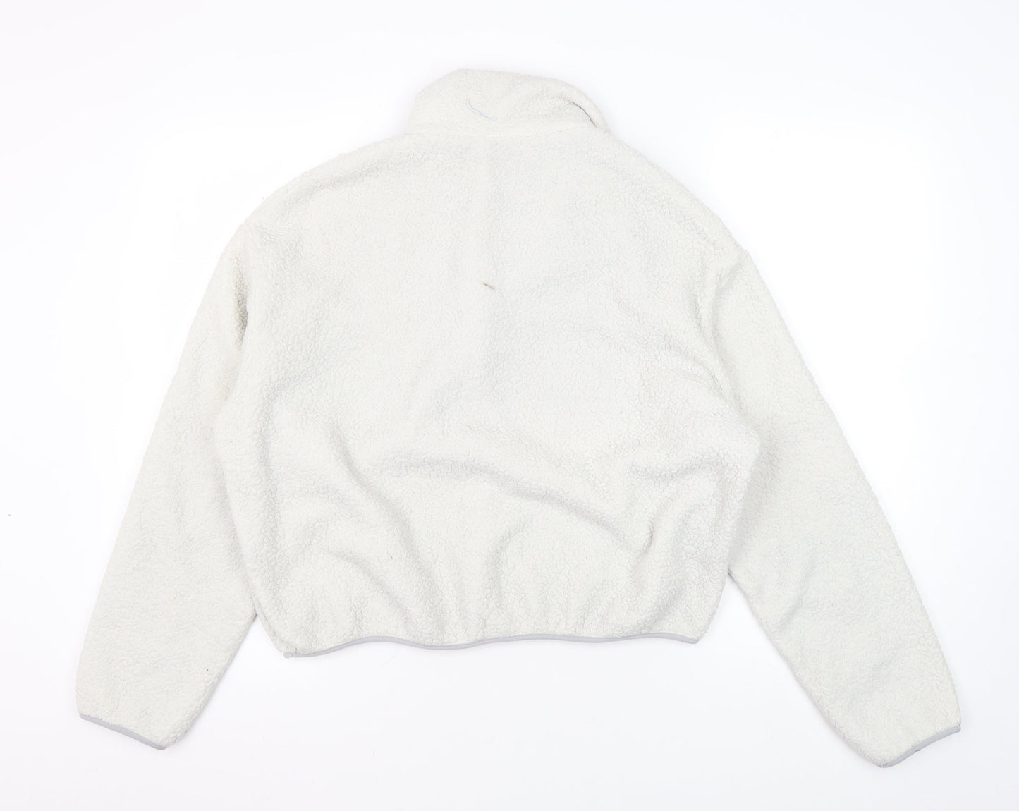H&M Unisex Adult White Fleece Sweatshirt Size 12