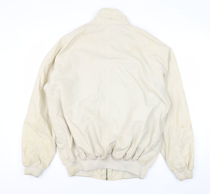 Mens UK Size S Hawkshead Beige Bomber Jacket