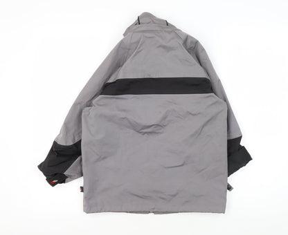 Trespass Boys Grey Black Parka Jacket 5-6 Years Winter