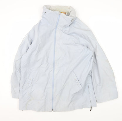 Womens UK Size 14/16 Daxon Blue Anorak Coat