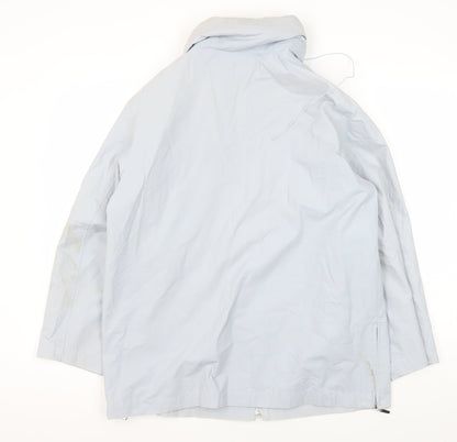 Womens UK Size 14/16 Daxon Blue Anorak Coat