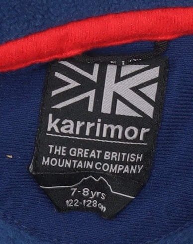 Karrimor Boys Blue Fleece Jacket 7-8 Years with Full Zip