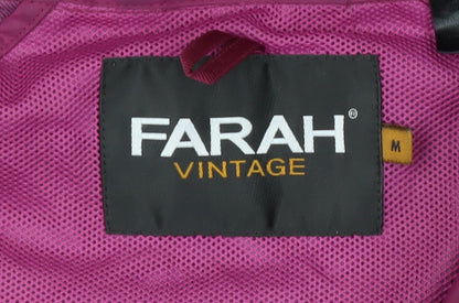 Farah Unisex Pink Windbreaker Nylon Jacket M