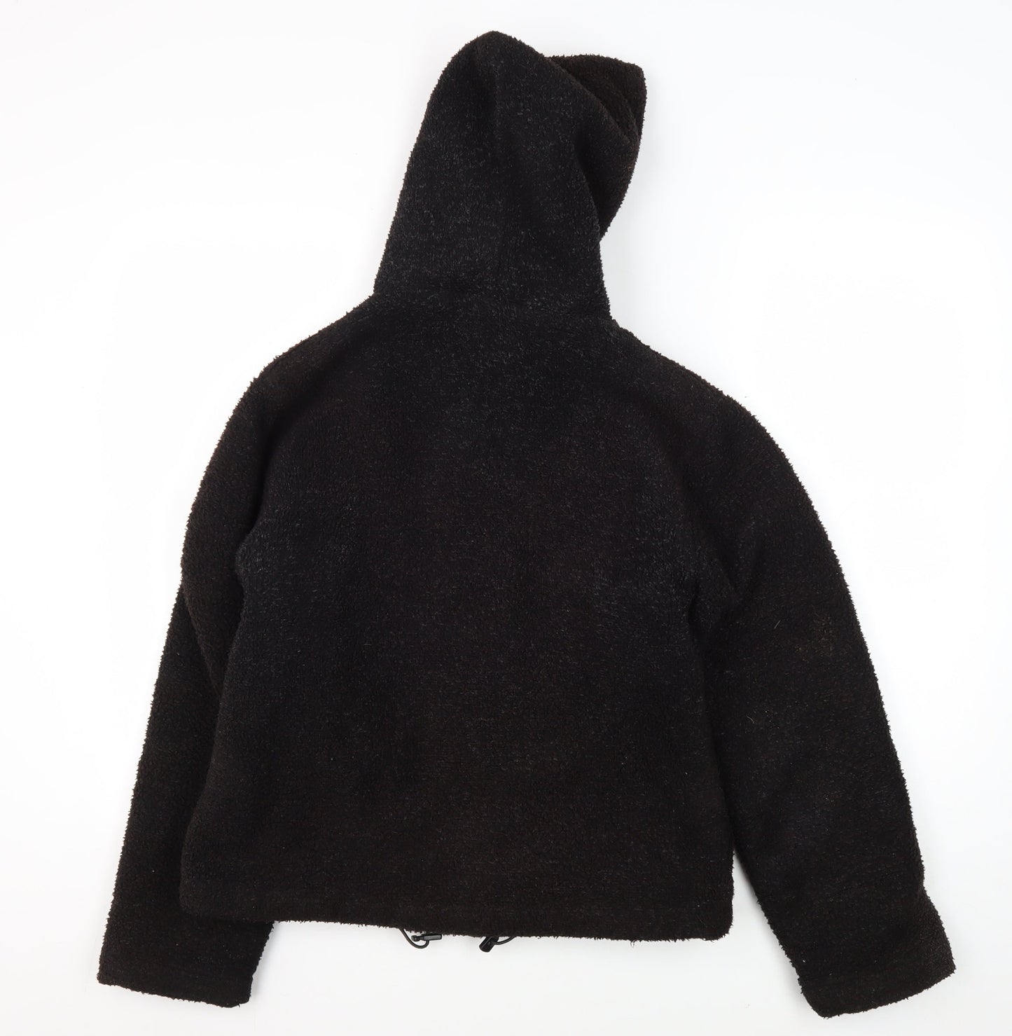 Moto Jeanswear Women's Black Hooded Jacket Size 10
