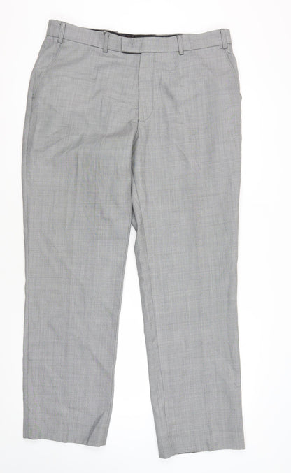 Pierre Cardin Men's Grey Trousers - Business Formal Wear