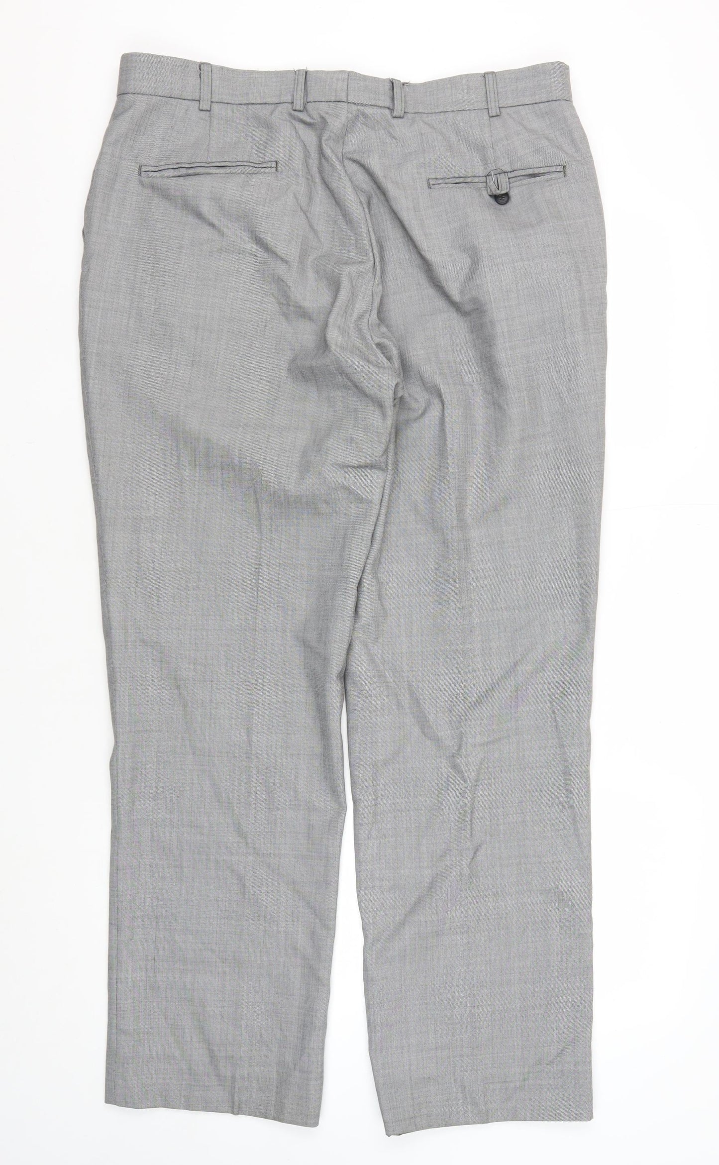Pierre Cardin Men's Grey Trousers - Business Formal Wear