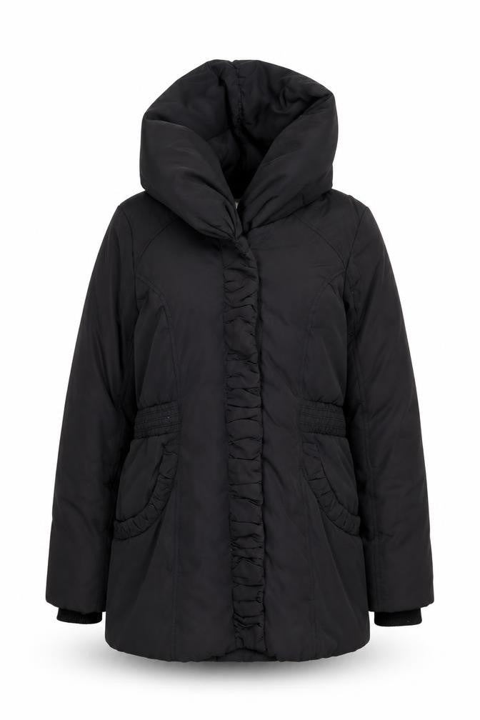 Monsoon Women's Black Puffer Jacket M Hooded