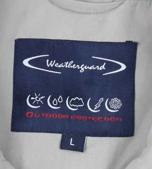 Mens UK Size L Weatherguard Beige Basic Jacket