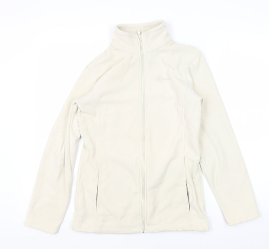 Additional front view of Hi Gear Women's Ivory Fleece Jacket, size 8, Walking