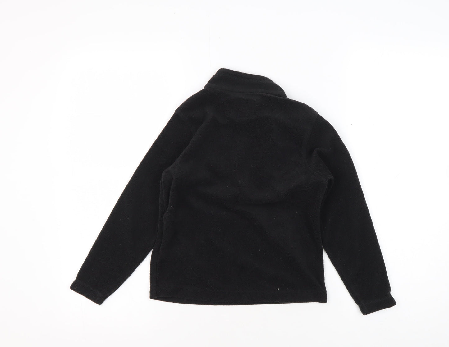 Regatta Boys Black Fleece Sweatshirt, 7-8 Years, High Neck