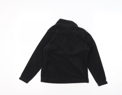 Regatta Boys Black Fleece Sweatshirt, 7-8 Years, High Neck