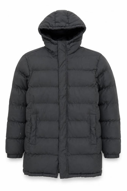 Mens UK Size M Brave Soul Black Puffer Jacket