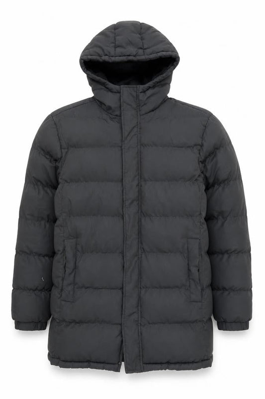 Mens UK Size M Brave Soul Black Puffer Jacket