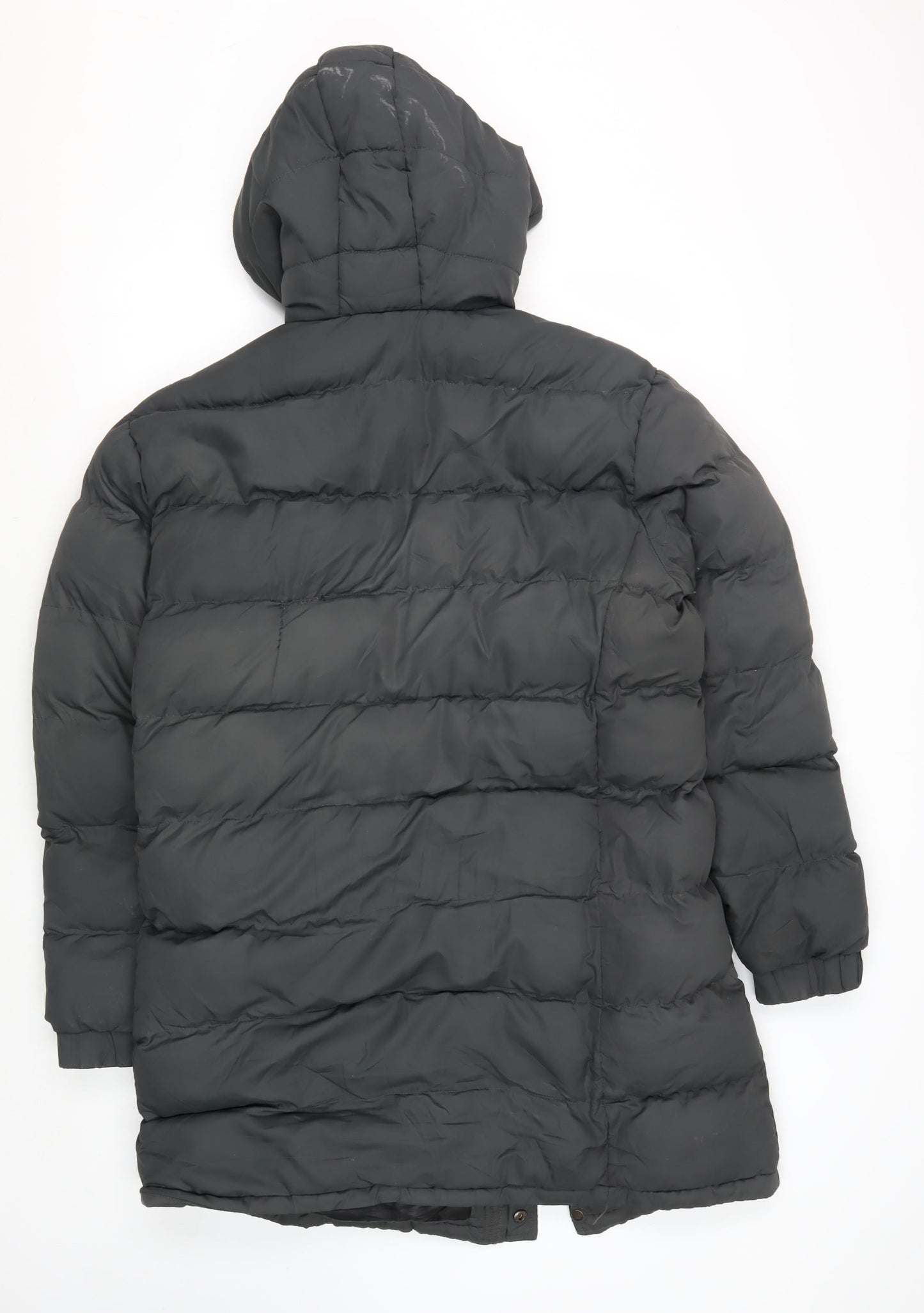 Mens UK Size M Brave Soul Black Puffer Jacket
