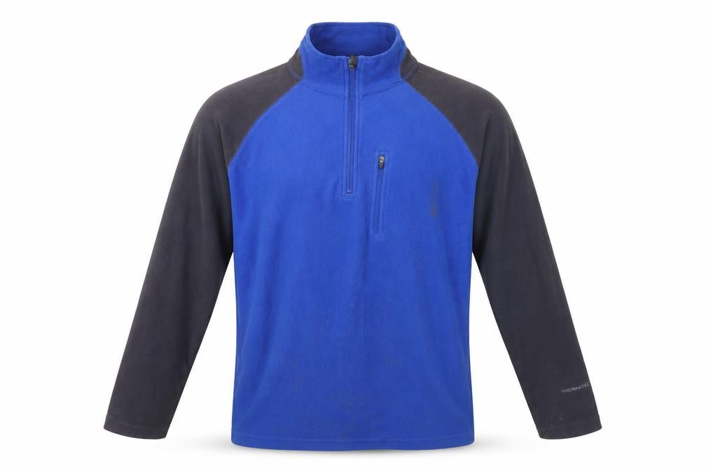 Mens UK Size L Peter Storm Blue Henley Sweatshirt
