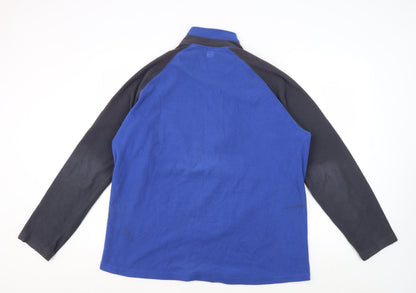 Mens UK Size L Peter Storm Blue Henley Sweatshirt