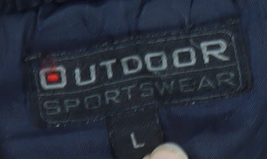 Mens UK Size L Outdoor Sportswear Black