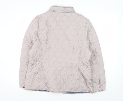 VIZ A VIZ Women's Beige Quilted Jacket Size 16