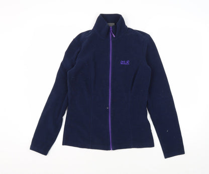 Jack Wolfskin Women's Blue Full Zip Jacket Size 6