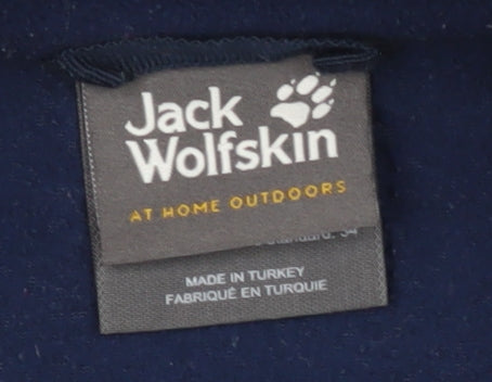 Jack Wolfskin Women's Blue Full Zip Jacket Size 6