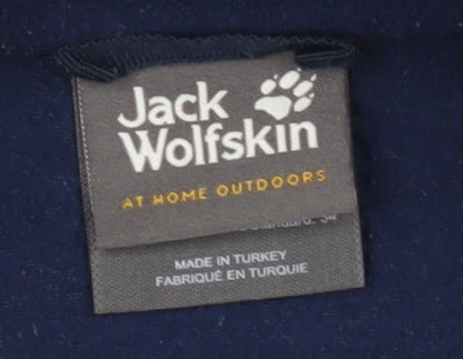 Jack Wolfskin Women's Blue Full Zip Jacket Size 6
