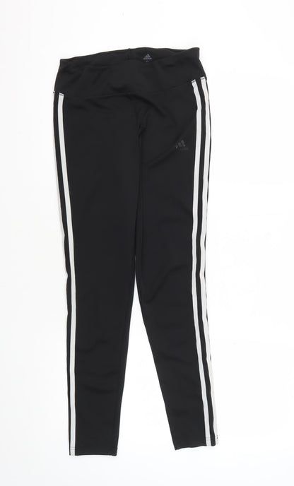 Adidas Women’s Black Track Pants, Size S, Moisture Wicking