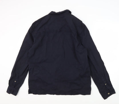 Mens UK Size L Topman Blue Basic Jacket
