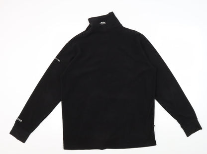 Trespass Men's Black Pullover Sweatshirt, S - Lightweight Fleece